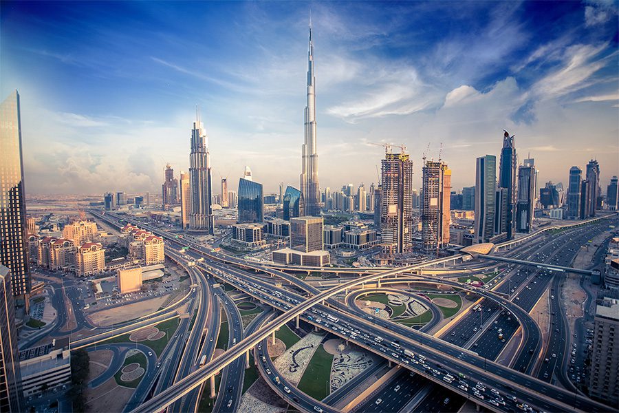 dubai skyline united arab emirates uae Burj Khalifa